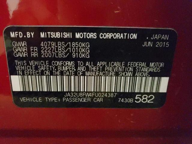 2015 MITSUBISHI LANCER GT JA32U8FW4FU024387