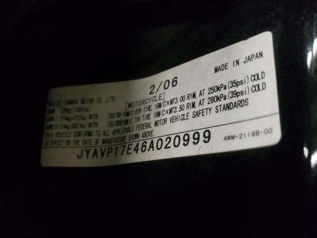 2006 YAMAHA XV1700 A JYAVP17E46A020999