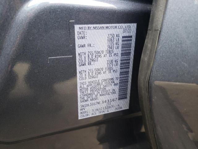 2022 INFINITI QX60 SENSO 5N1DL1GS7NC343167