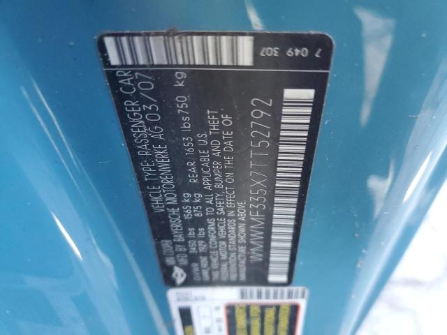 WMWMF335X7TT52792 Mini Cooper