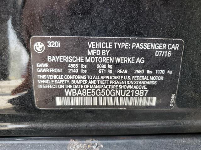 WBA8E5G50GNU21987 BMW 320 XI