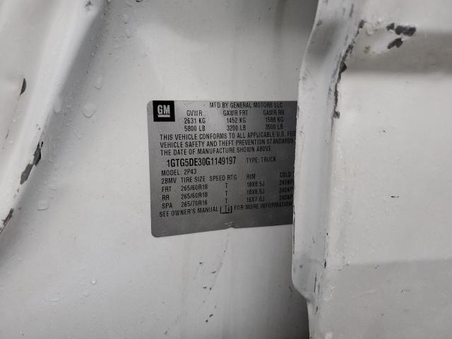 1GTG5DE30G1149197 GMC Canyon