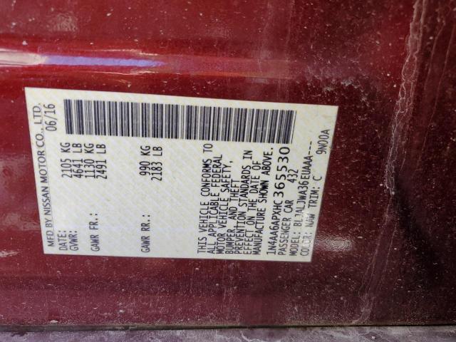 2017 NISSAN MAXIMA 3.5 - 1N4AA6APXHC365530