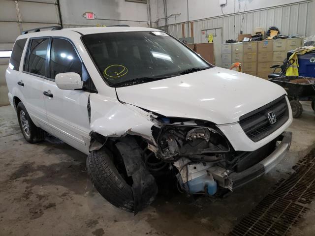 Salvage cars for sale from Copart Columbia, MO: 2005 Honda Pilot EX