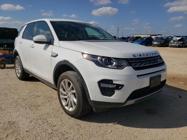 Salvage cars for sale at San Antonio, TX auction: 2016 Land Rover Discovery Sport HSE