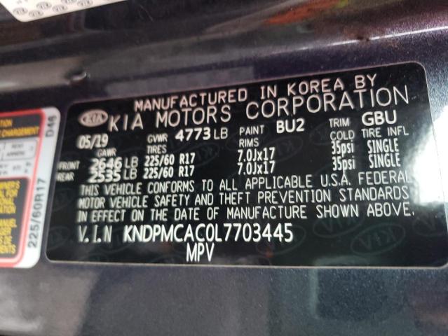 2020 KIA SPORTAGE L - KNDPMCAC0L7703445