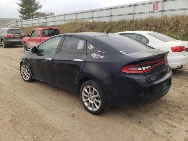 VIN: 1C3CDFCA6DD340362 Auction: COPART Lot: 66342002 Location: MI - FLINT 1C3CDFCA6DD340362 DODGE DART 2013 BLACK Photo 3