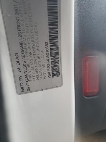 2018 AUDI S5 PREMIUM - WAUB4CF5XJA016863