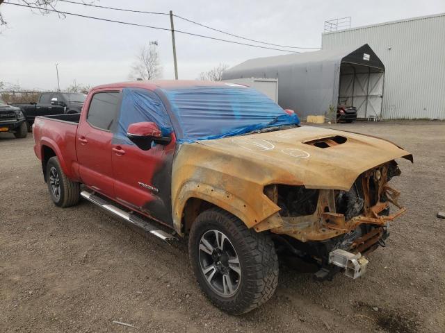Salvage cars for sale from Copart Montreal Est, QC: 2021 Toyota Tacoma DOU
