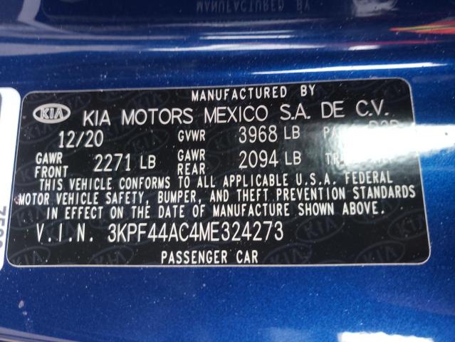 3KPF44AC4ME324273 Kia Forte GT 10