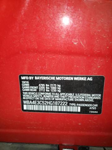 2017 BMW 440I GRAN WBA4E3C52HG187222