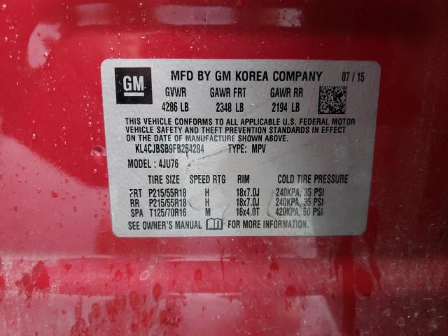 2015 BUICK ENCORE CON - KL4CJBSB9FB254284