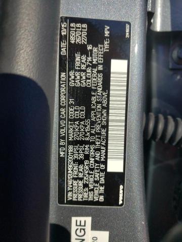 2016 VOLVO S60 CROSS - YV4612UM9G2001188