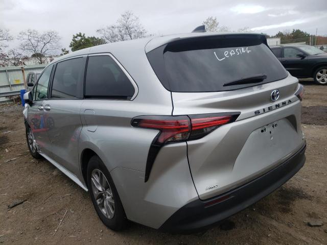 2021 TOYOTA SIENNA LE 5TDKSKFC0MS033048