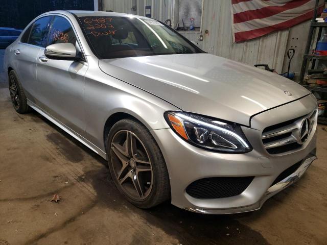 Salvage cars for sale from Copart Lyman, ME: 2016 Mercedes-Benz C 300 4matic
