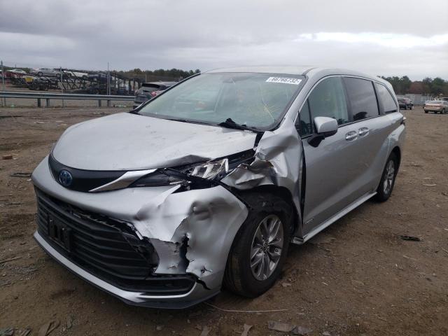 TOYOTA SIENNA LE 2021 5TDKSKFC0MS033048 photo #4