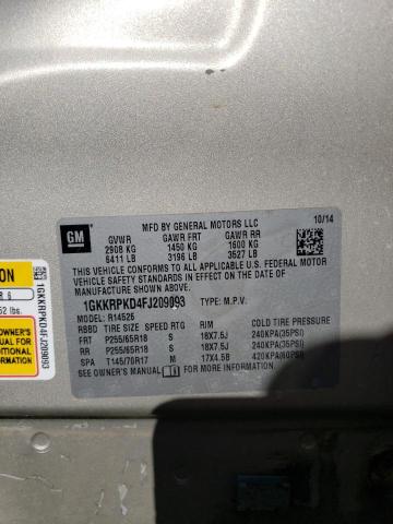 1GKKRPKD4FJ209093 GMC ACADIA SLE