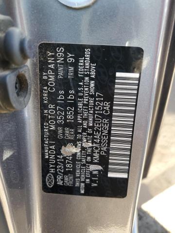 KMHCT4AE2EU715217 Hyundai ACCENT GLS