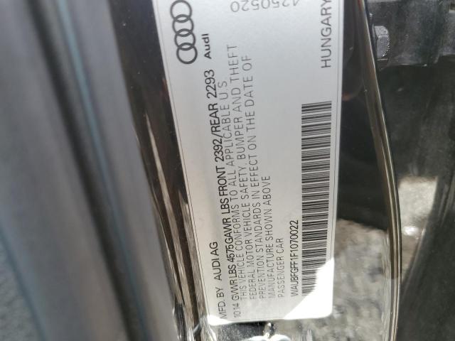 2015 AUDI A3 2.0 QUA WAUBFGFF1F1070022