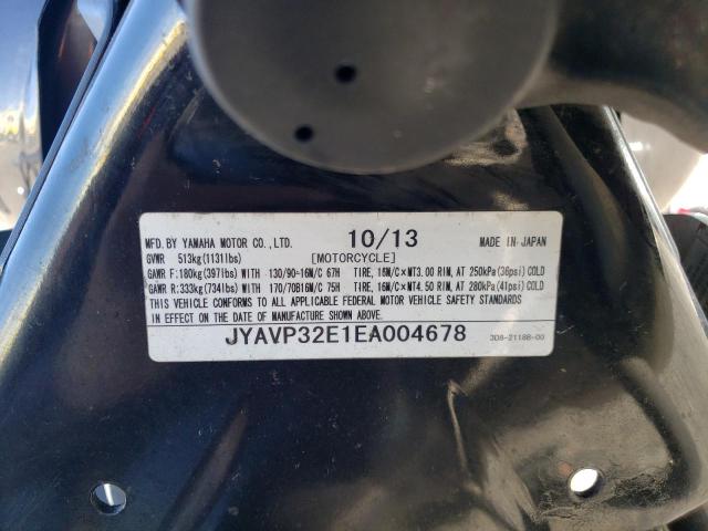 2014 YAMAHA XVS1300 CT JYAVP32E1EA004678