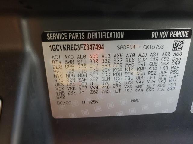 2015 CHEVROLET SILVRK1500 1GCVKREC3FZ347494