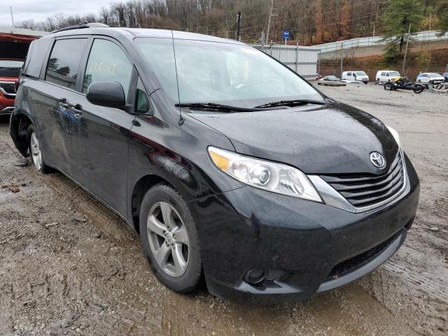 Salvage cars for sale from Copart West Mifflin, PA: 2014 Toyota Sienna LE