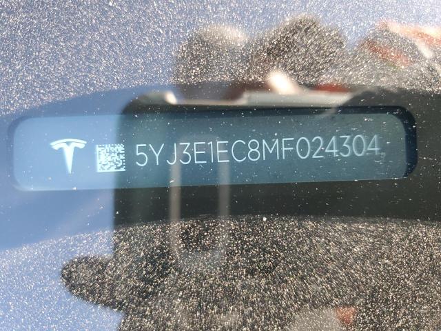 5YJ3E1EC8MF024304 Tesla MODEL 3