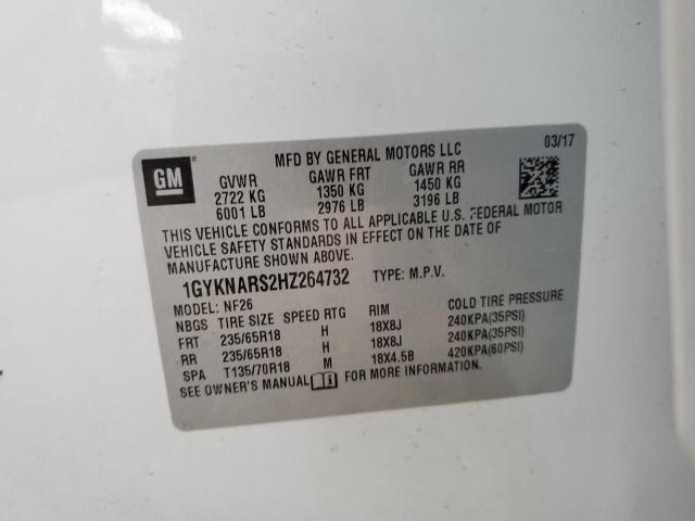 1GYKNARS2HZ264732 Cadillac XT5