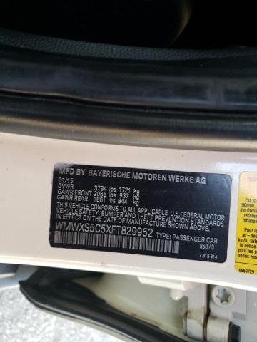 WMWXS5C5XFT829952 Mini Cooper