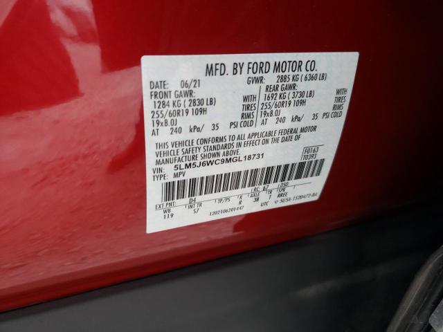 2021 LINCOLN AVIATOR 5LM5J6WC9MGL18731