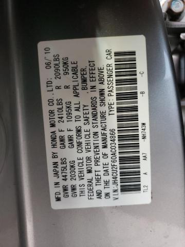 JH4CU2F60AC034866 Acura TSX