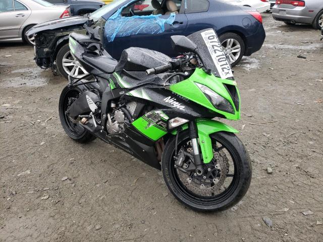 Salvage cars for sale from Copart Waldorf, MD: 2013 Kawasaki ZX636 E