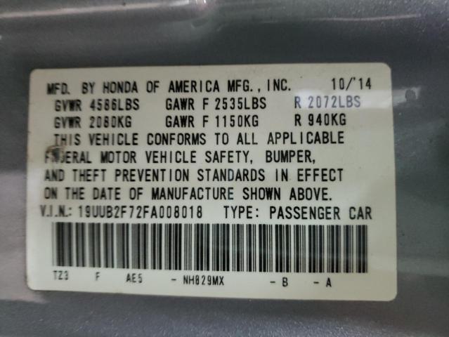 2015 ACURA TLX ADVANC 19UUB2F72FA008018