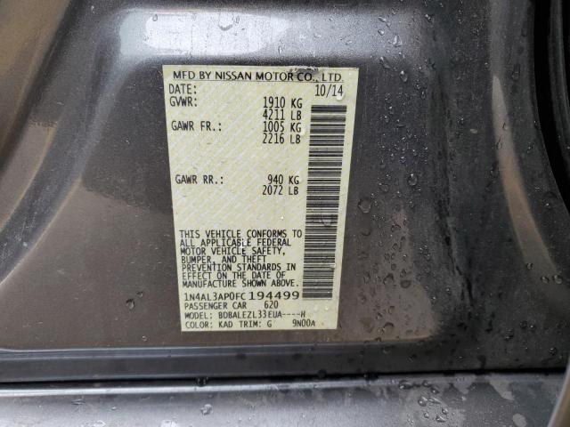 1N4AL3AP0FC194499 Nissan ALTIMA 2.5