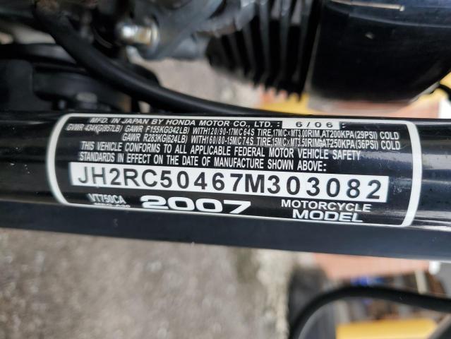 2007 HONDA VT750 JH2RC50467M303082