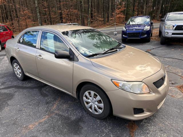 Salvage cars for sale at Billerica, MA auction: 2009 Toyota Corolla BA