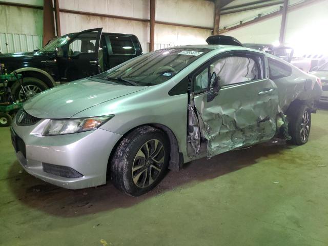 Salvage cars for sale from Copart Longview, TX: 2013 Honda Civic EX