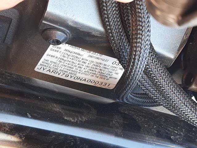 2022 YAMAHA MTN1000 C JYARN79Y0NA000331
