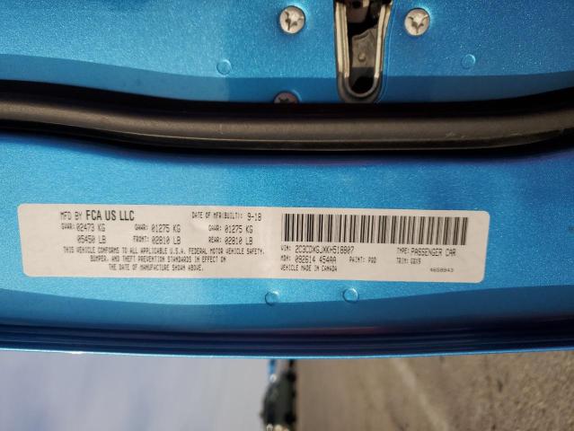 2019 DODGE CHARGER SC - 2C3CDXGJXKH518807