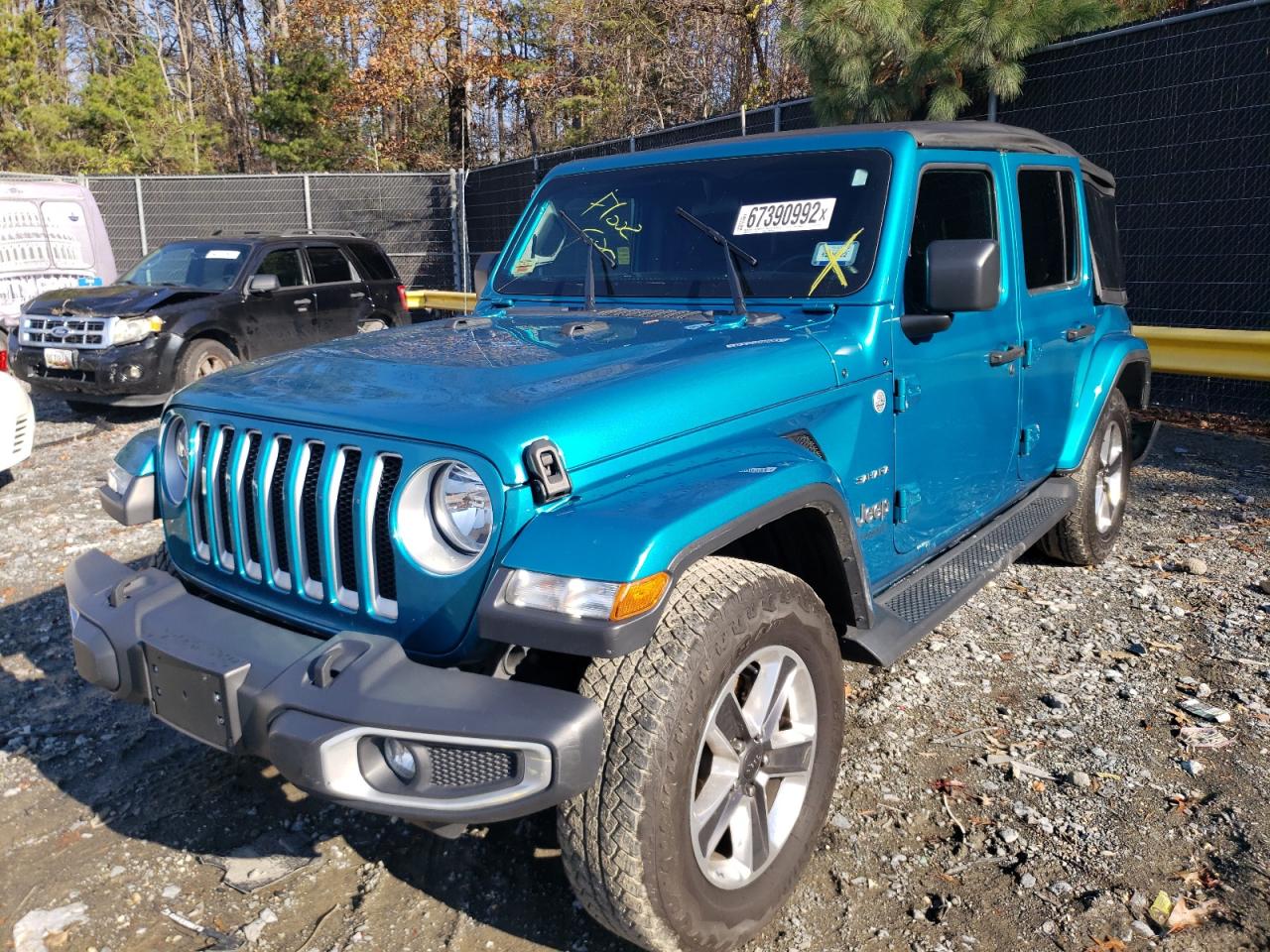 2020 Jeep Wrangler Unlimited Sahara VIN: 1C4HJXEN0LW293655 Lot: 82827303