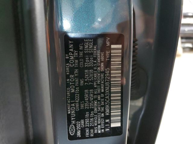 2022 HYUNDAI KONA LIMIT - KM8K5CA3XNU872945