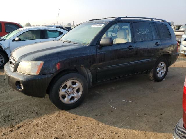 Salvage cars for sale from Copart Bakersfield, CA: 2003 Toyota Highlander