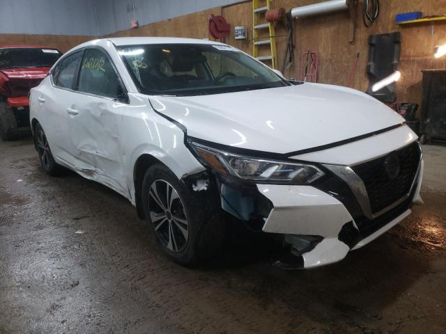 Salvage cars for sale from Copart Kincheloe, MI: 2021 Nissan Sentra SV