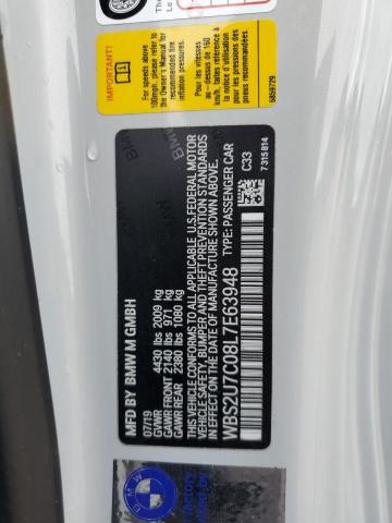 2020 BMW M2 COMPETI WBS2U7C08L7E63948