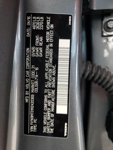 2017 VOLVO S60 R DESI YV149MTS1H2420369