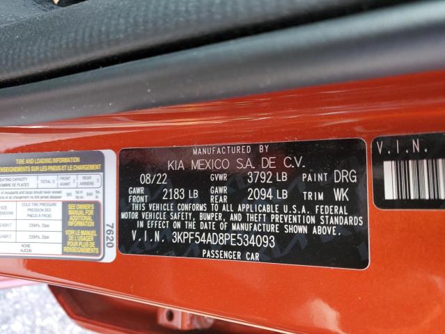 3KPF54AD8PE534093 KIA Forte Gt Line