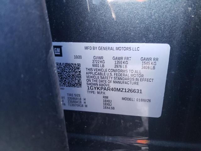 2021 CADILLAC XT6 LUXURY - 1GYKPAR40MZ126631