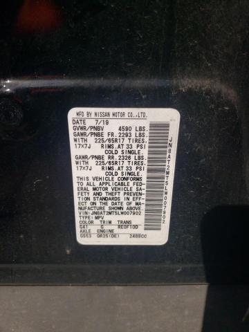 2020 NISSAN ROGUE S FW JN8AT2MT5LW007902