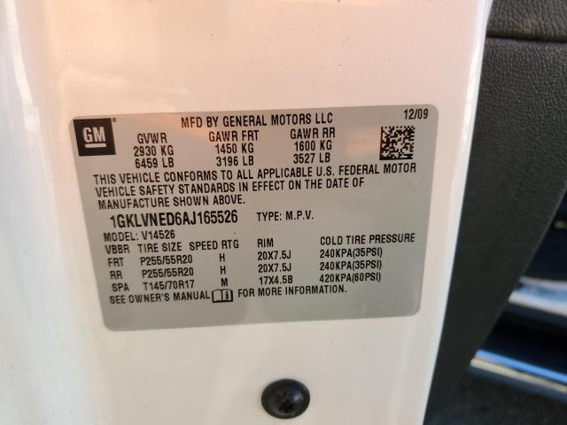 1GKLVNED6AJ165526 GMC Acadia