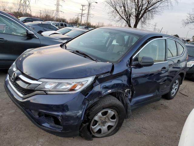 Salvage cars for sale from Copart Wheeling, IL: 2015 Honda CR-V LX